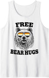 Free Bear Hugs Gay Bear Pride Tank Top - As Pictured