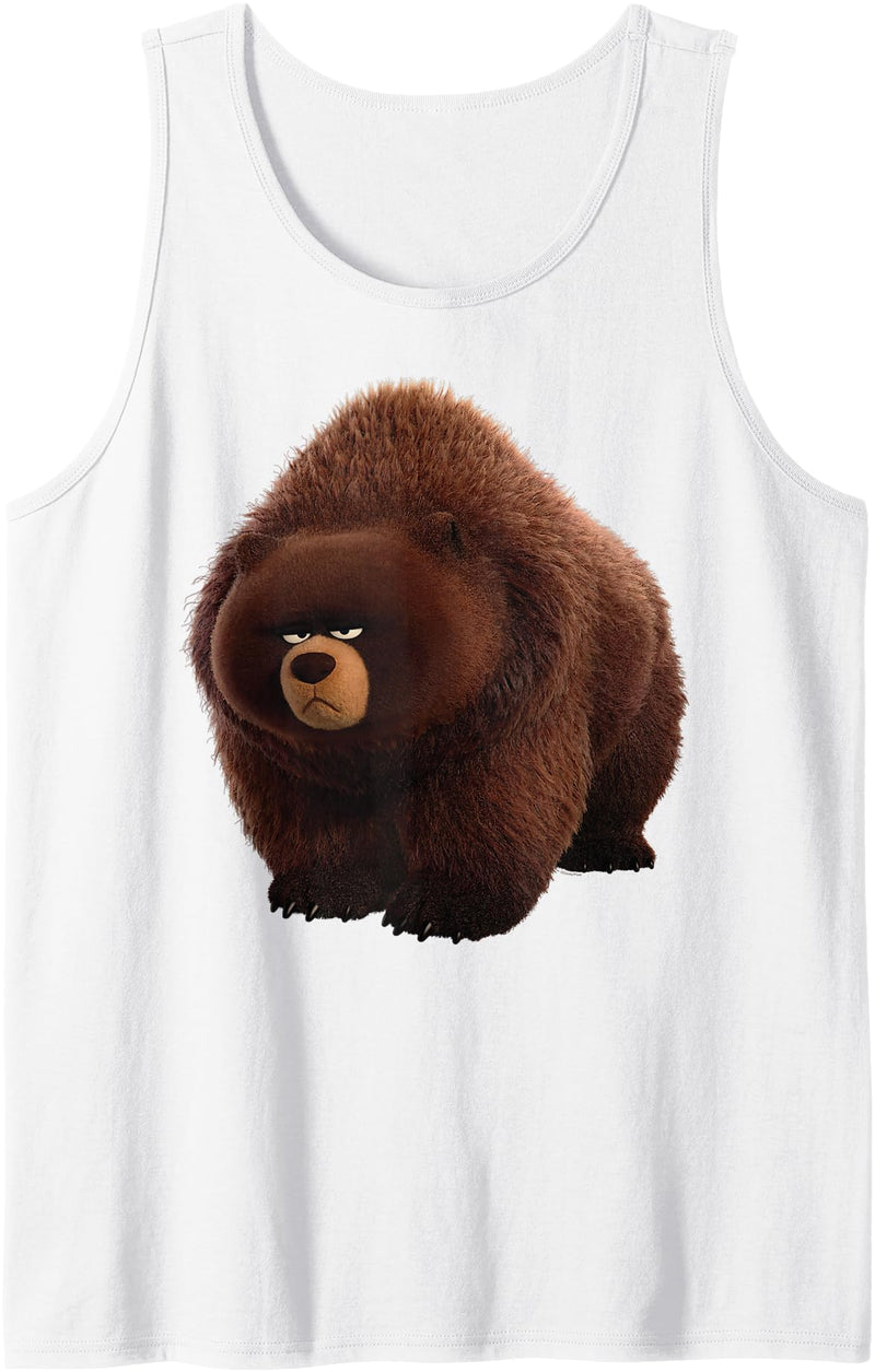 Disney Pixar Disney & Pixar's Hoppers Ellen Bear Big Pose Tank Top - White