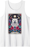 Catumet Polar Bear Polar Bear Tarot Card Tank Top - White