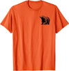 Polar Bear Gift for Men, Women, Dad & Mom Polar Bear Dad Mom Lover - Monochromatic Polar Bear T-Shirt - Orange