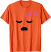 Miftees Halloween Tees Sleeping cartoon T-Shirt - Orange