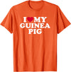 I love my guinea pig T-Shirt - Orange