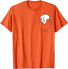 Niedliche Eisbär-Geschenke Polar Bear in Bag Funny Polar Bear in Bag T-Shirt - Orange