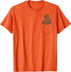 Cute Bear Lover Gifts Grizzly Bear Fake Bag T-Shirt - Orange