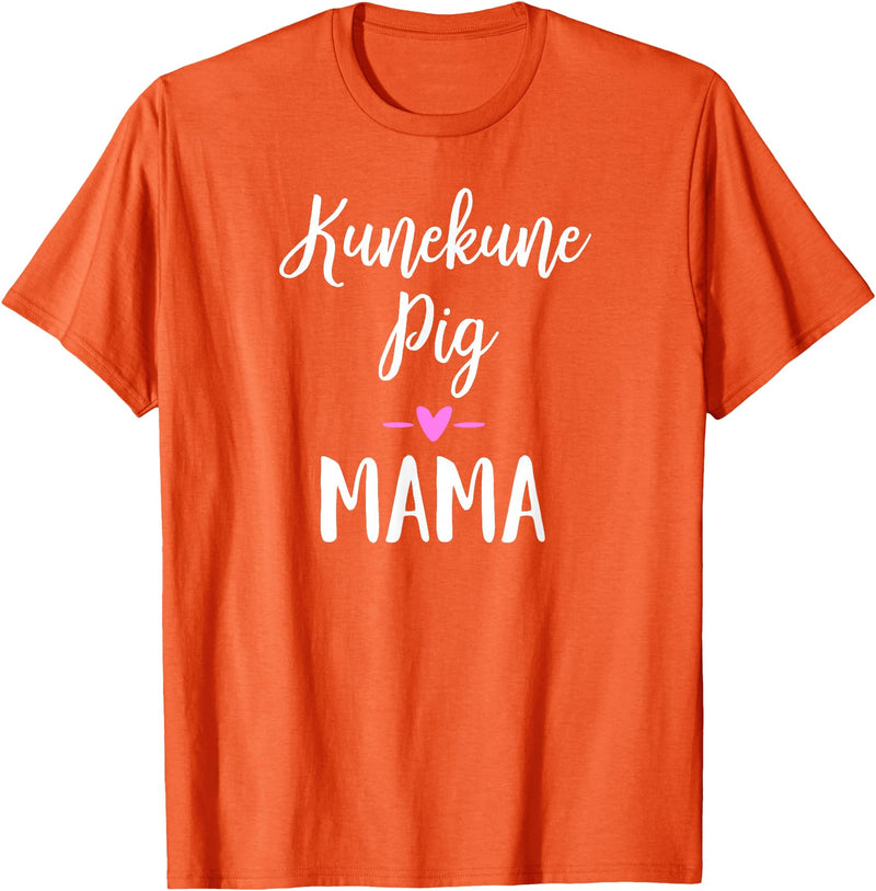 Angry Ant Graphics - Kunekune Pig Gifts Kune Kune Pig Gift for Women - Kunekune Pig Mama T-Shirt - Orange