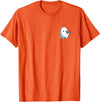 Cute Paranormal Workout Ghost Lifting Dumbbells Ghost Weightlifting Pocket Funny Ghost Workout Halloween T-Shirt - Orange
