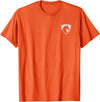 Majestic Horse Graphic Classic Horse Logo T-Shirt - Orange