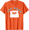 Global Warming Awareness Arctic Winter Ice Ice Bear with Sunglasses Polar Bear Plunge T-Shirt - Orange