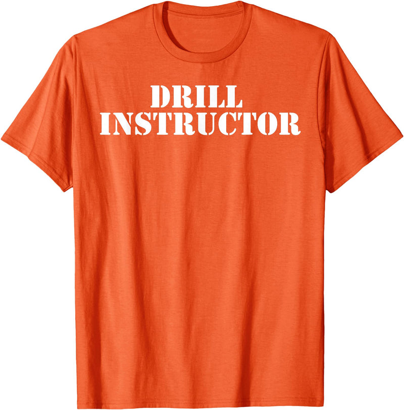 Military Drill Instructor Shirt Boot Camp Tee T-Shirt - Orange