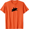 Pigs Flying Pig T-Shirt - Orange