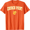 Official High School Fan Gear Church Point High School Battling Bears T-Shirt C2 T-Shirt - Orange