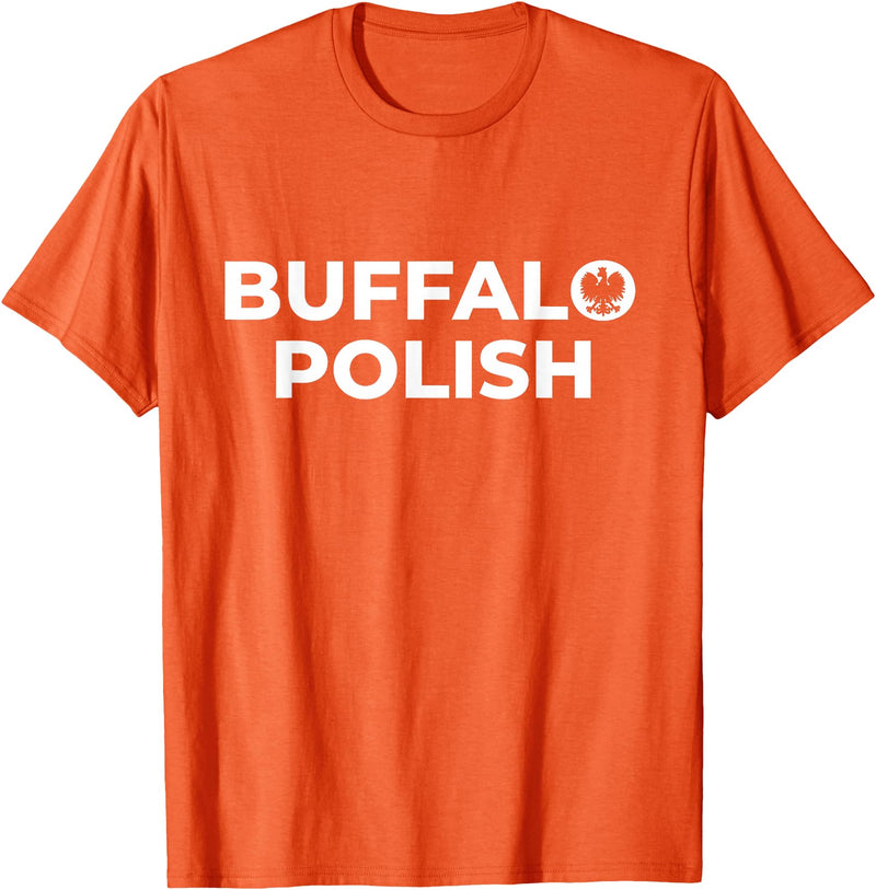 Buffalo Polish Shirts | 716 Polska Polish Smigus Dyngus Day T-Shirt - Orange