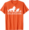 Disney Lion King No Worries Silhouette Trio T-Shirt - Orange