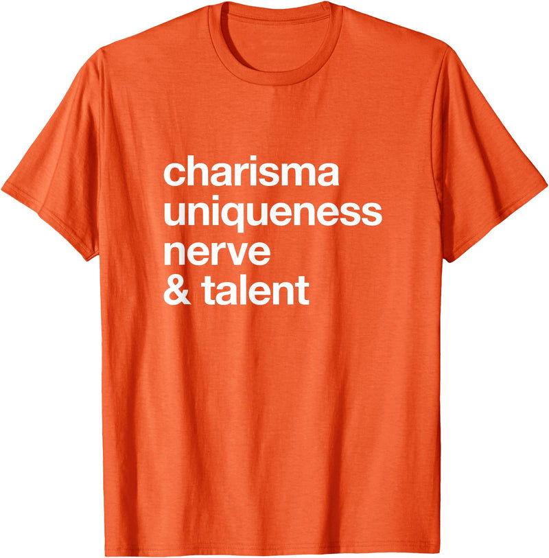 Bear-ly Gay Tees Funny Charisma Uniqueness Nerve Talent Gay Clothing T-Shirt - Orange