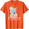FIDORATIS koalafiziert Koala Bär Shirts Geschenke Koalafied Women's Volleyballer I Volleyball Beach Volleyball T-Shirt - Orange