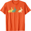 Retro Rabbit - Zookeeper Bunny Owner Veterinarian Small T-Shirt in Orange