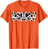 Family Matching Gifts Cow Mimi Cow Print Cow Pattern Mother's Day T-Shirt - Orange