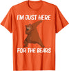 Cool Brown Wildlife Bear Hunters Mountain Clothes Funny Bear Gift For Men Women Bear Mammal Animal T-Shirt - Orange