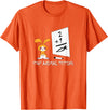 Cute Rabbit Bunny Stop Animal Testing Funny Kawaii T-Shirt in Orange