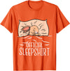 Funny Bunny Official Sleepshirt for Bunny Girl & Boy T-Shirt in Orange