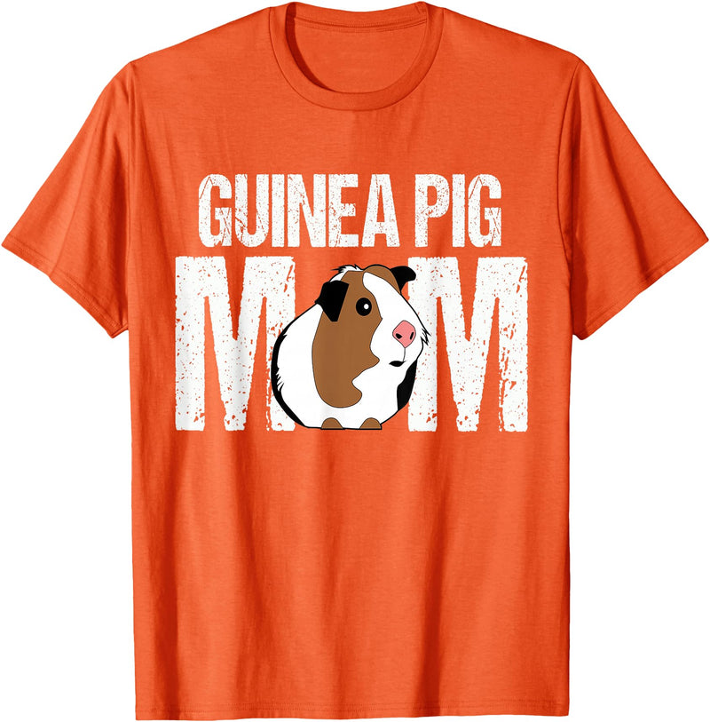 Guinea Pig Shirts & Accessories Guinea Pig Mom Shirt | Funny Guinea Pig Tshirt T-Shirt - Orange