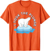 Cute Polar Bear Plunge Day 2026 Polar Bear Plunge Day 2026 I Took The Plunge T-Shirt - Orange