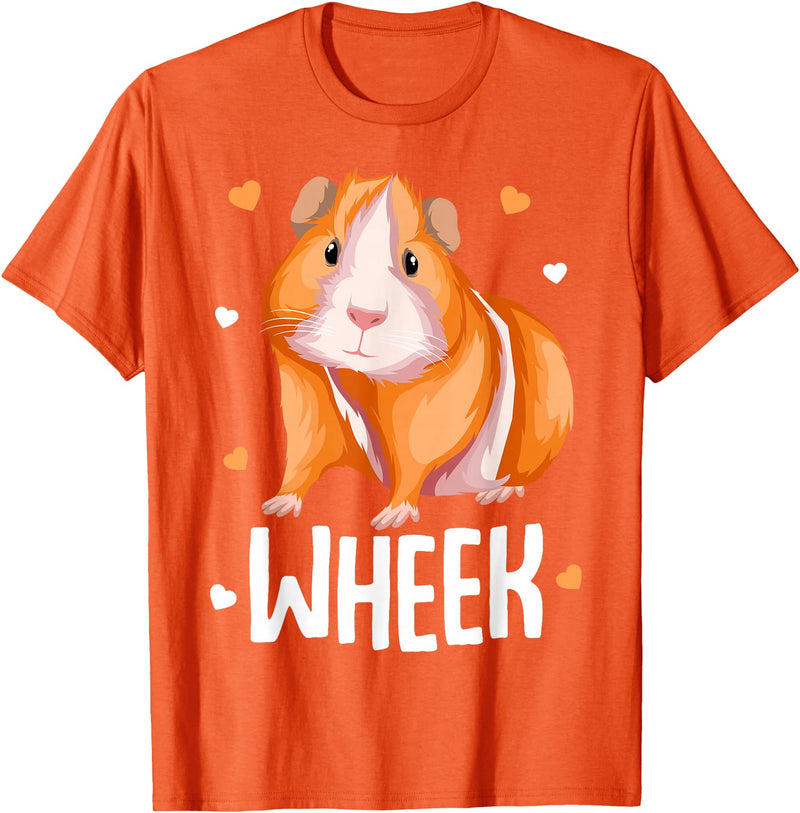 Sweet Baby Guinea Pig Gift For Girls And Women Guinea Pig Wheek Guinea Pig Women Girls T-Shirt - Orange