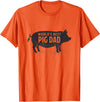 Pig Parent Shirts and Gifts World's Best Pig Dad - Funny Pet Pig Saying T-Shirt - Orange