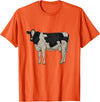 Cows and cattle Drawing of a Holstein cattle T-Shirt - Orange