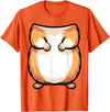 Hamster Shirt Adult Kids Men Women Brown Hamster Costume T-Shirt - Orange