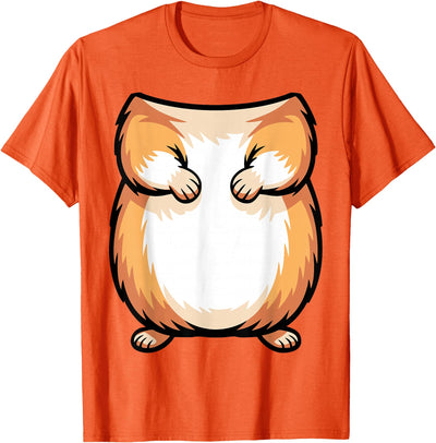 Hamster Shirt Adult Kids Men Women Brown Hamster Costume T-Shirt