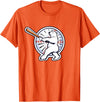 Birdmouse Polar Bear Baseball T-Shirt - Orange