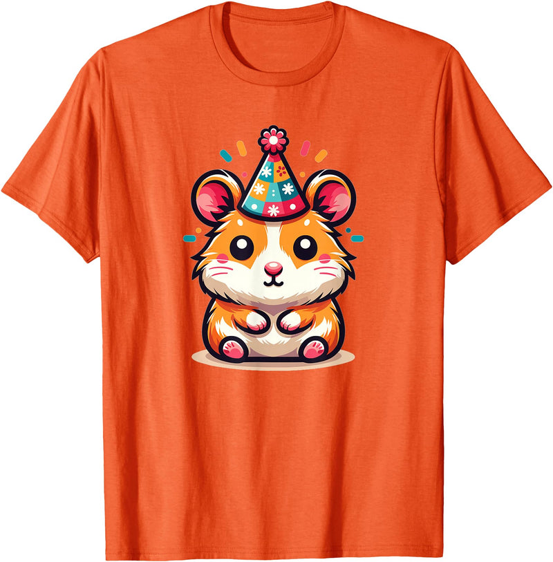 Birthday Hamster for Children Birthday Hamster T-Shirt - Orange