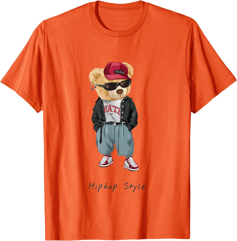 Funny Teddy Bear T-Shirt - Orange