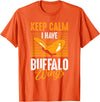 Buffalo Wings Fried Chicken Hot Wing Sauce T-Shirt - Orange