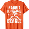Rabbit Hunting Dog - Beagle Hunter Beagles T-Shirt in Orange