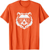 oma Bear Family Apparel Grandma Bear Face with Sunglasses T-Shirt - Orange