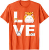 Hamster Love Cute Hamsters Shirt Animal Toys Pets Lovers T-Shirt - Orange