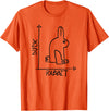 Rabbit Duck Illusion T-Shirt in Orange