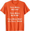 Speech Therapist Gifts - Tongue Twisters! Fuzzy Wuzzy Was a Bear... Best Tongue Twister Gift T-Shirt - Orange