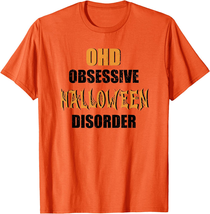 ANC Halloween Shirts OHD Obsessive Halloween Disorder Shirt - Orange