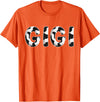 Cow Pattern Print Family Matching Birthday Shirts Cow Gigi Birthday Family Matching Mothers Day Boy Girl Farm T-Shirt -