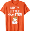 Dirty Little Hamster Cute Hamster Picture T-Shirt - Orange