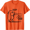 Cute Rabbit Lover Bunny Graphic T-Shirt (Baby Blue) in Orange