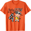 Holy Cow I'm 4 Birthday Boy Tee Gifts Cute 4th Cow Farm Animals Bday Holy Cow I'm 4 Birthday Boy T-Shirt - Orange