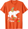 Cute Nana Bear Autism Awareness Graphic Cute Nana Bear Autism Awareness Autistic Family Lover T-Shirt - Orange