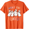 Rabbit Lover Easily Distracted by Rabbits What the Fluffle T-Shirt in Orange