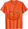 Halloween Costume Gifts Happy Halloween Pumpkin Face T-Shirt - Orange