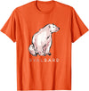 Camelot71 Svalbard The Polar Bear Arctic Circle Norway T-Shirt - Orange