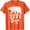 Titi Bear Fathers Day T-Shirt Mens Funny Titi Bear Father's Day Shirt T-Shirt - Orange